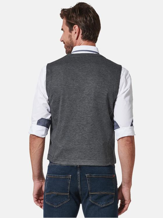 engbers Herren Sakko-Weste slim fit Grau 35257
