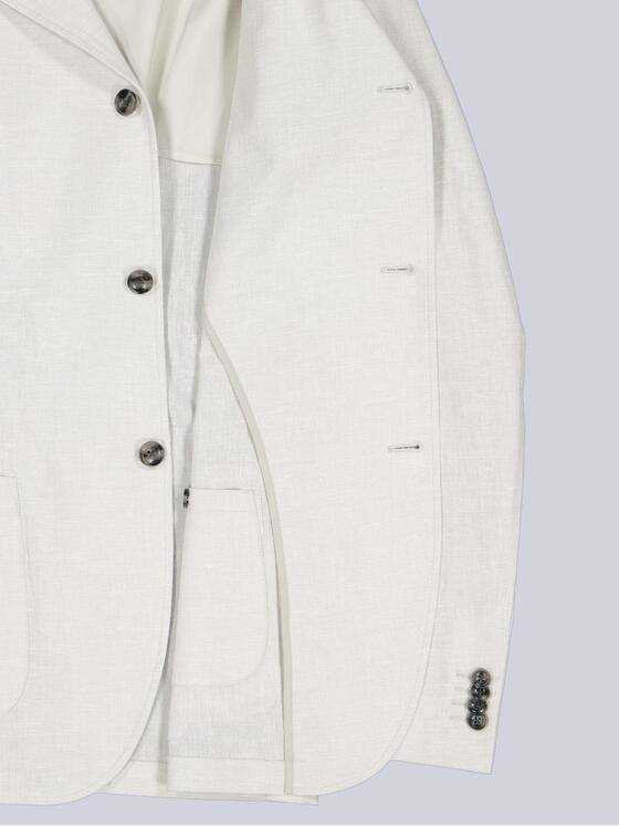 emilio adani Herren Freizeit-Sakko slim fit Weiß 38428
