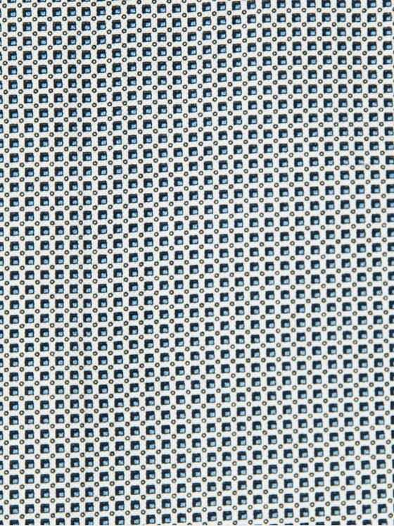 engbers Herren Baumwollhemd mit Minimal-Druck Mittelblau 29513