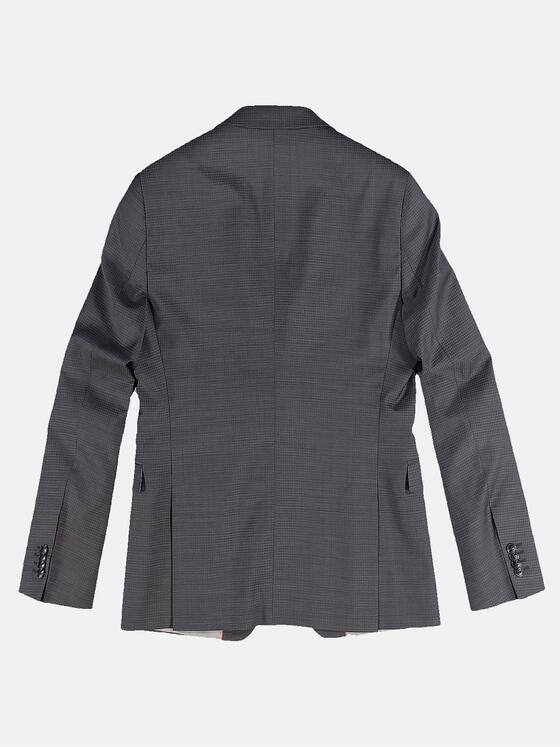emilio adani Herren Anzugsakko slim fit Grau 32192