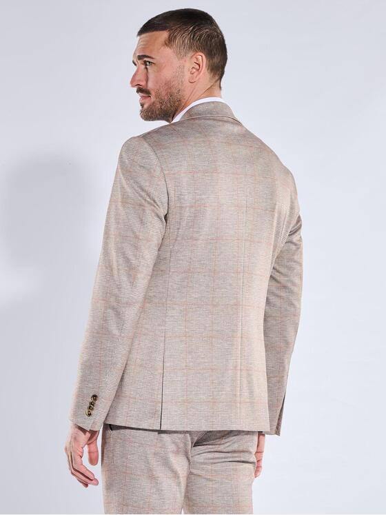emilio adani Herren Anzugsakko slim fit Beige 40362