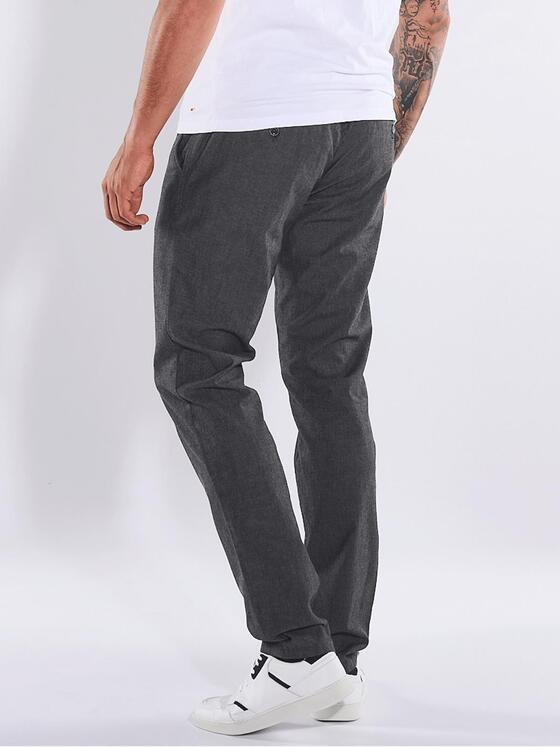 emilio adani Herren Chino slim fit Grau 36264