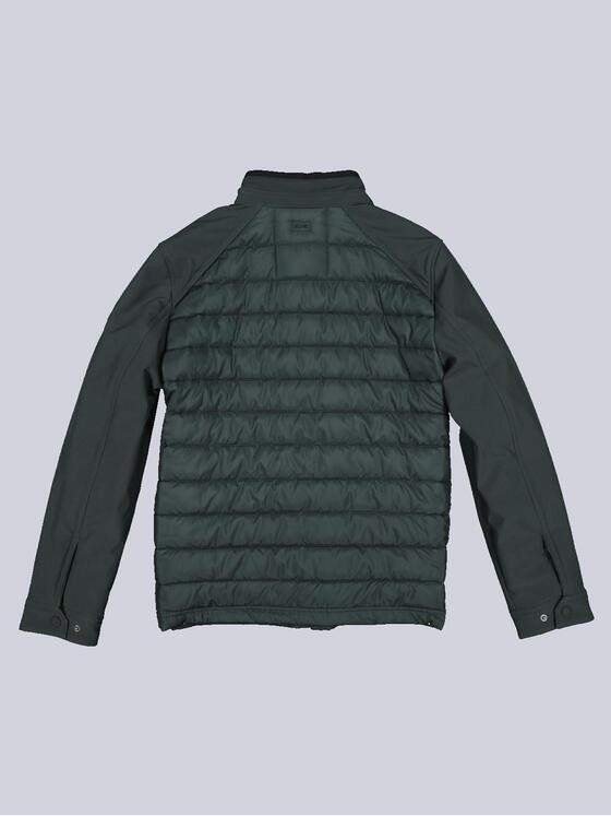 engbers Herren Steppjacke aus Materialmix Grün 33300