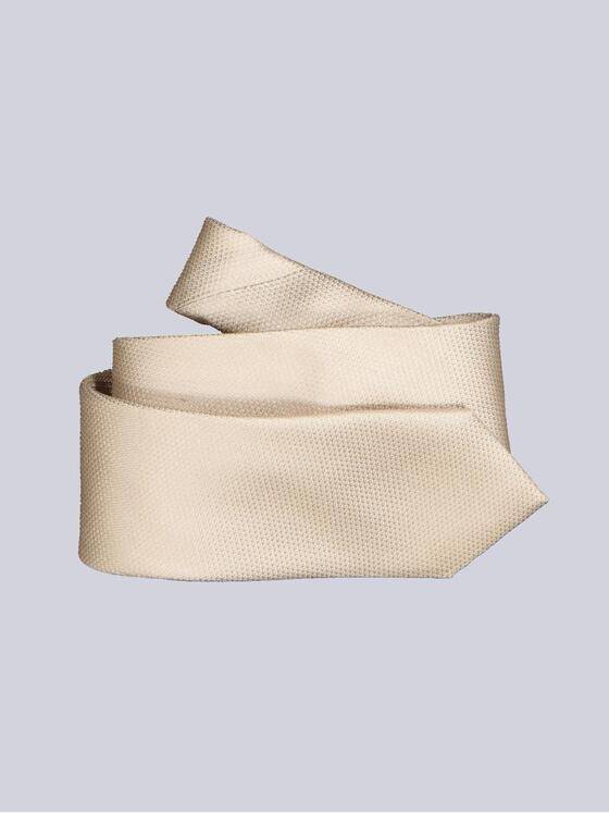 emilio adani Herren Krawatte strukturiert Beige 36738