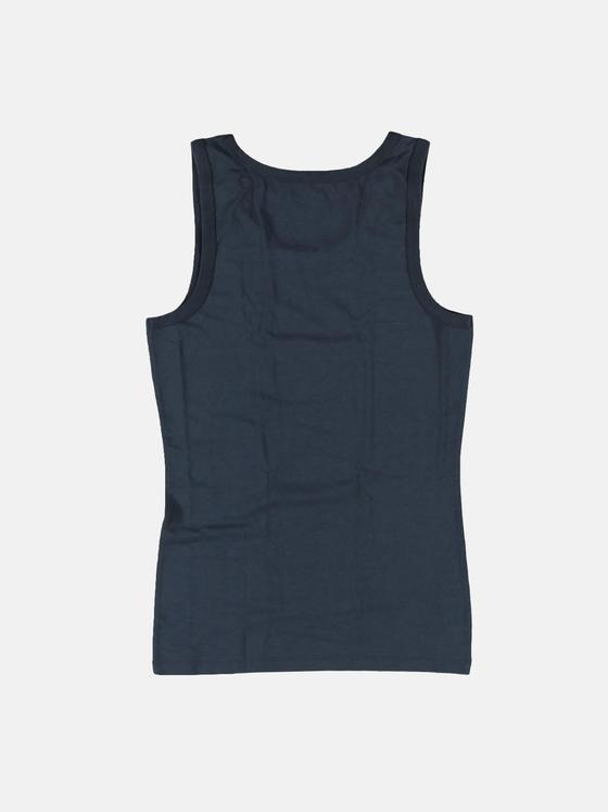 emilio adani Herren Tank-Top uni Blau 36236