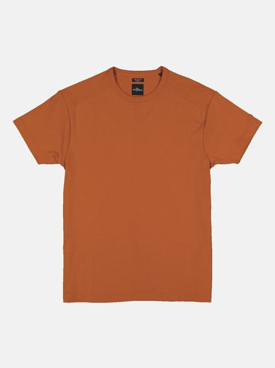 engbers Herren Basic-Shirt "My Favorite" organic Rostorange 33844