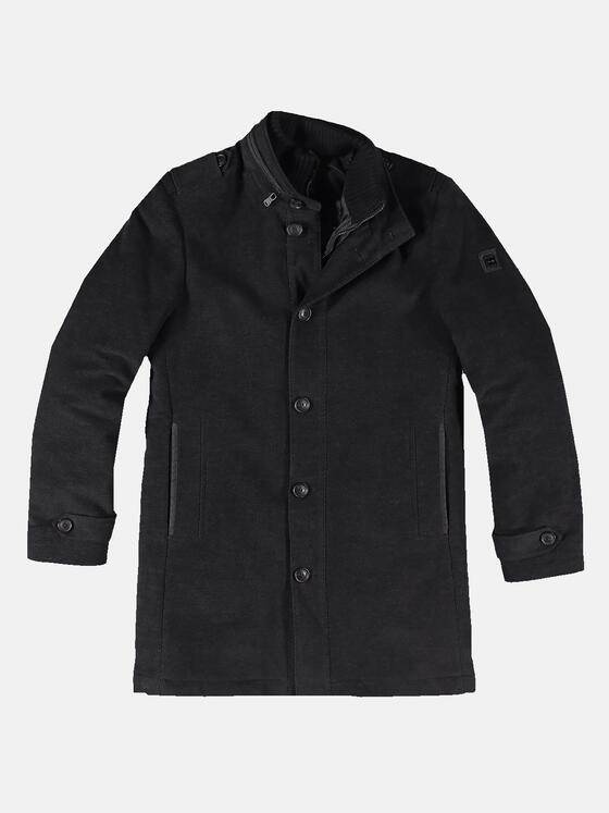 engbers Herren Mantel mit herausnehmbarem Inlet Schwarz 30772