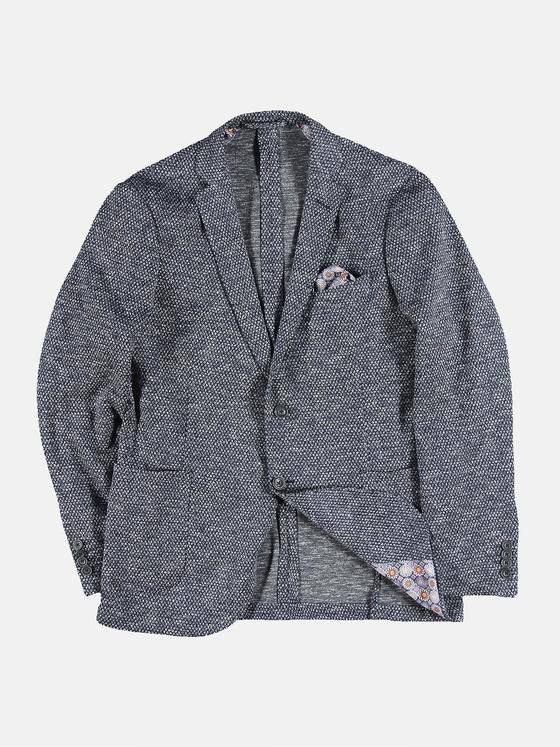 emilio adani Herren Jersey-Sakko Blau 31764