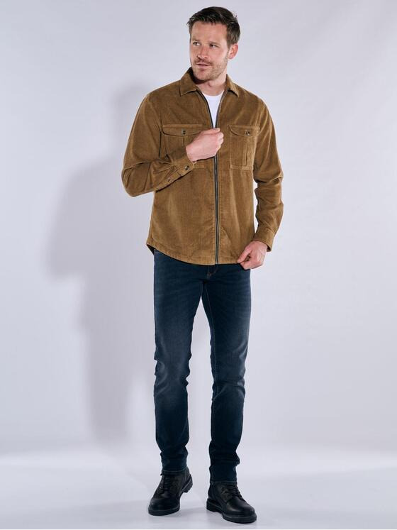 engbers Herren Overshirt uni Braun 37573