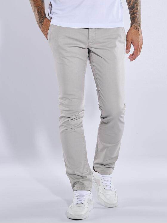 emilio adani Herren Chino slim fit Grau 37552