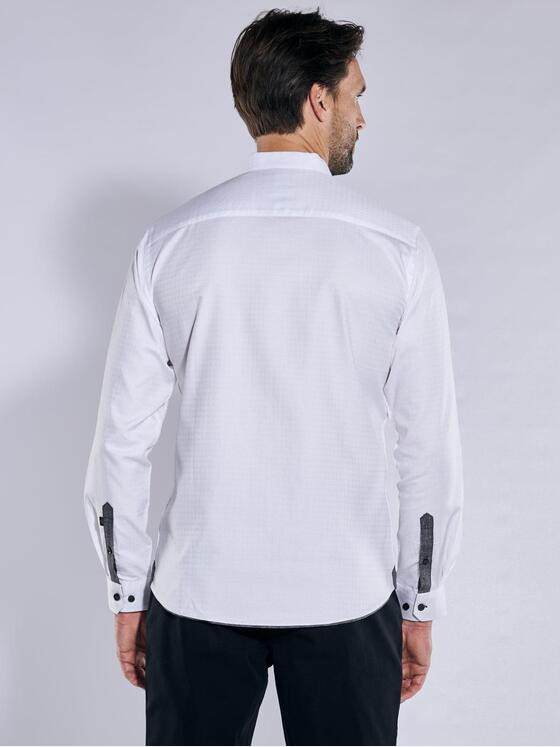 engbers Herren Langarm-Hemd strukturiert Reinweiss 38177
