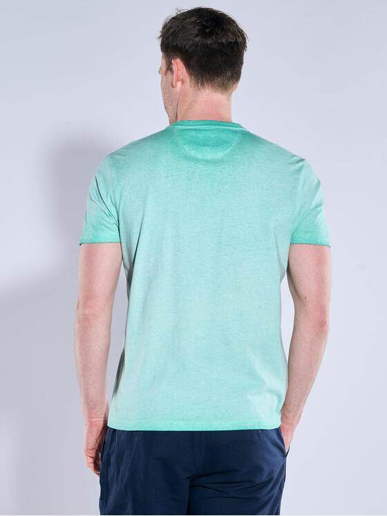 engbers Herren T-Shirt uni Tuerkis 38974