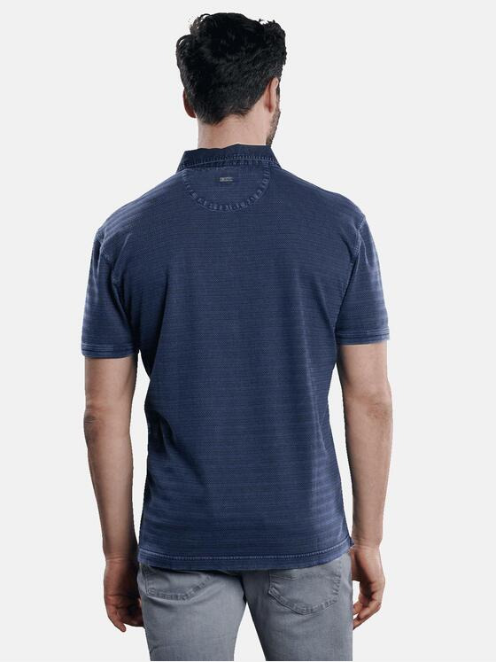 engbers Herren Poloshirt gestreift Blau 31634
