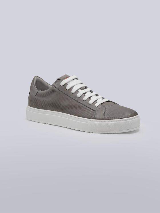 emilio adani Herren Sneaker aus Leder Grau 38476