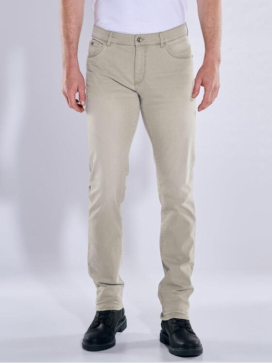 engbers Herren Super-Stretch-Jeans regular Beige 37201