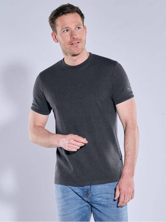 ENGBERS GERMANY Herren T-Shirt softem Waren-Hightechmaterial Anthrazit 38926
