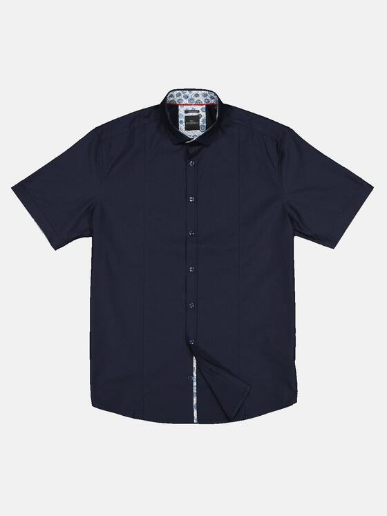 engbers Herren Kurzarm-Hemd "My Favorite" Blau 32812