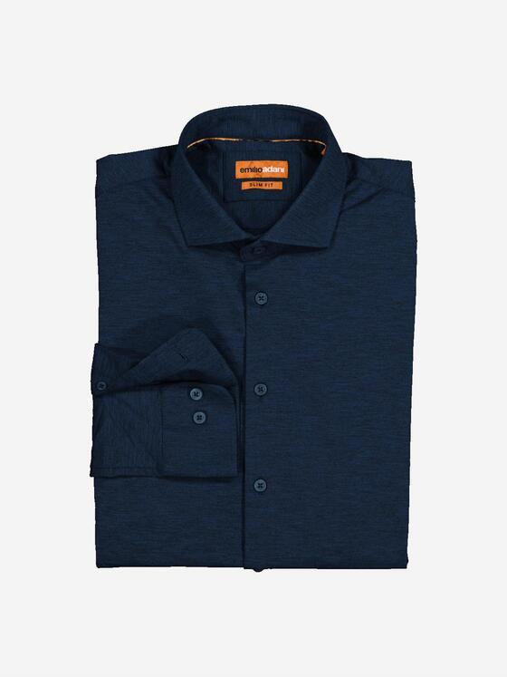 emilio adani Herren Funktionshemd langarm Blau 36896
