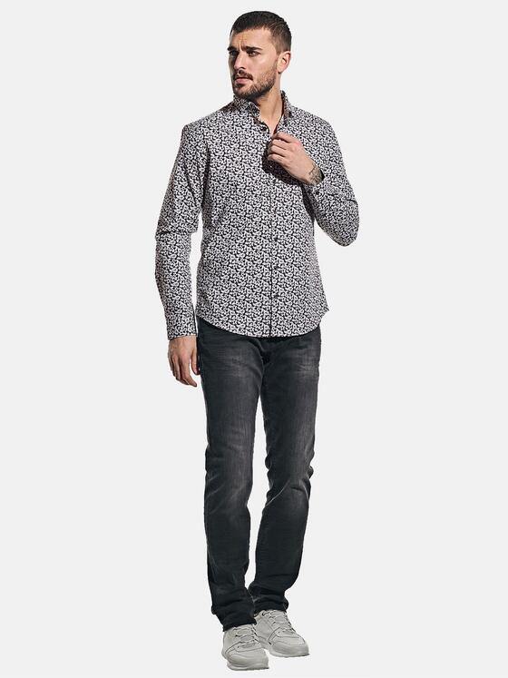 emilio adani Herren Hemd aus der "My Favorite" Kollektion Grau 30626