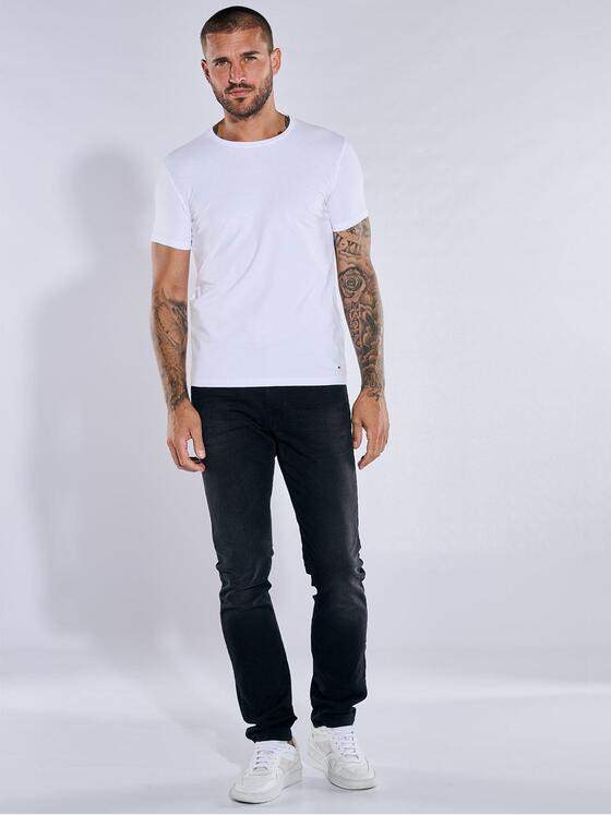 emilio adani Herren Basic-Shirt "My Favorite" Reinweiss 35831