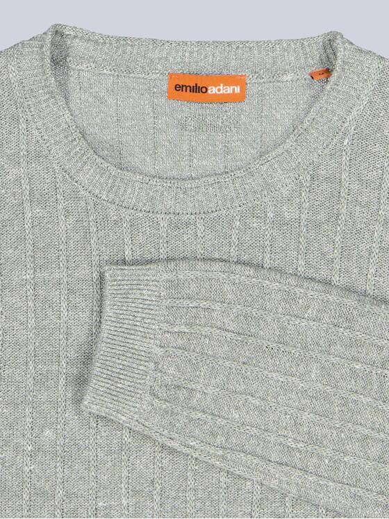 emilio adani Herren Rundhals Pullover Gruen 40419