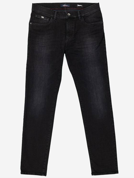 engbers Herren Super-Stretch-Jeans slim fit Schwarz 37529