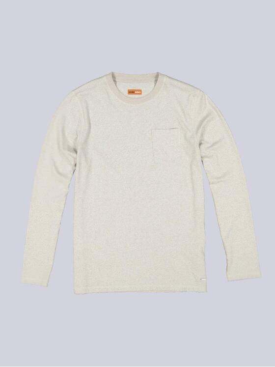 emilio adani Herren Langarm-Shirt uni Beige 36109