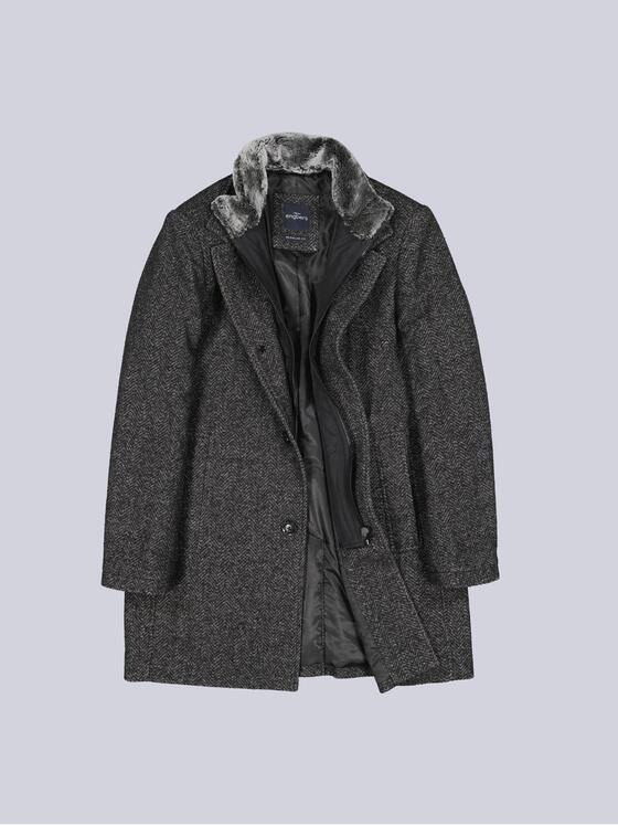 engbers Herren Mantel mit heraustrennbarem Inlet Anthrazit 39405