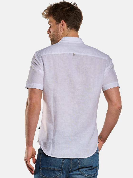 engbers Herren Hemd uni Reinweiss 33012