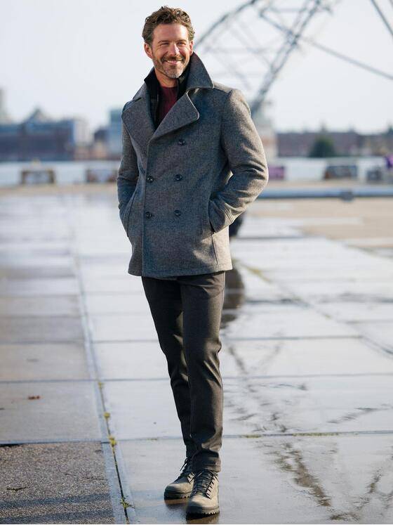 emilio adani Herren Jacke Dunkelgrau 39489