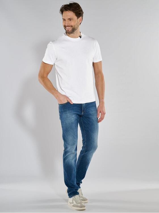 engbers Herren T-Shirt uni Weiß 36808