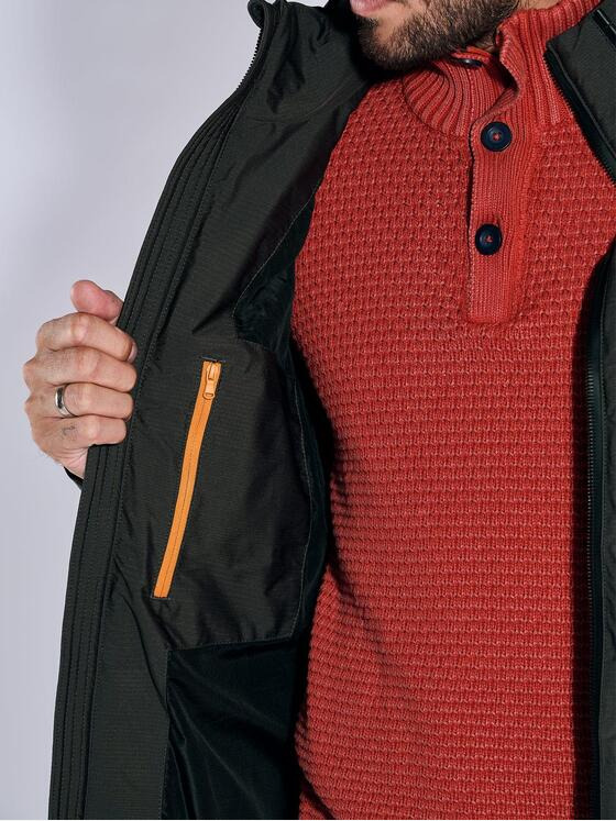 emilio adani Herren Steppjacke slim fit Grün 37449
