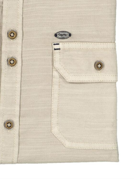 engbers Herren Kurzarm-Hemd regular Beige 36872