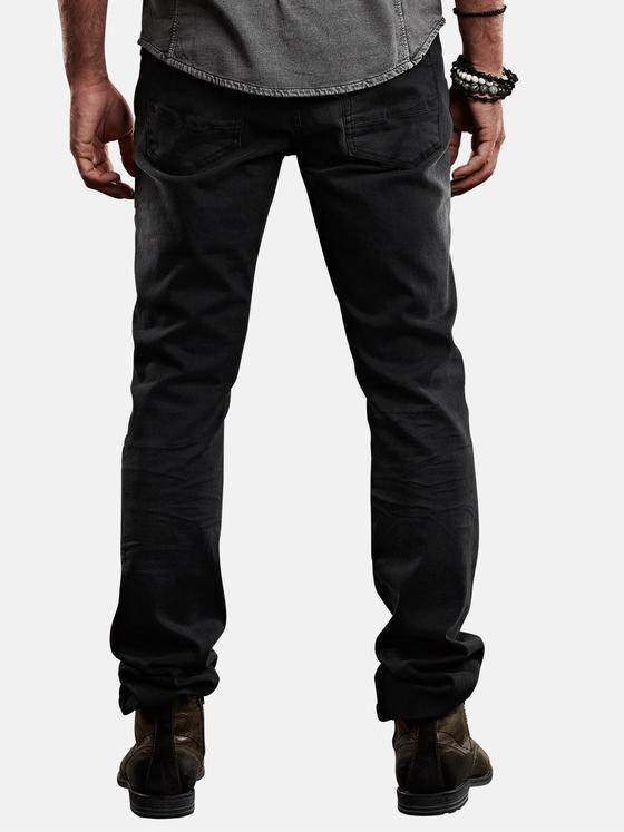 emilio adani Herren softe Used-Denim Schwarz 28945