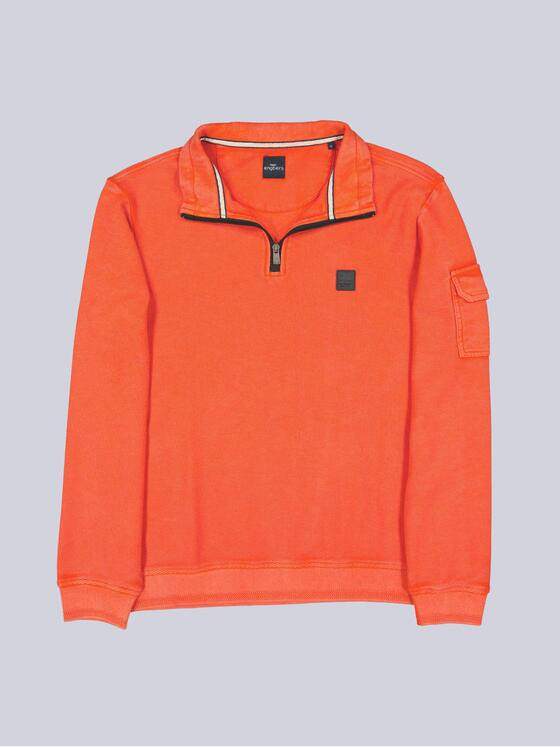 engbers Herren Sweatshirt Stehbund Orange 39933