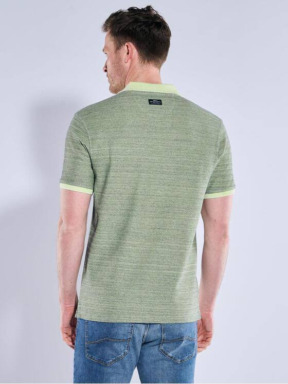 engbers Herren Polo-Shirt meliert Gruen 38971