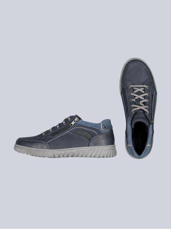 engbers Herren Sneaker mit Reißverschluss Blau 35630