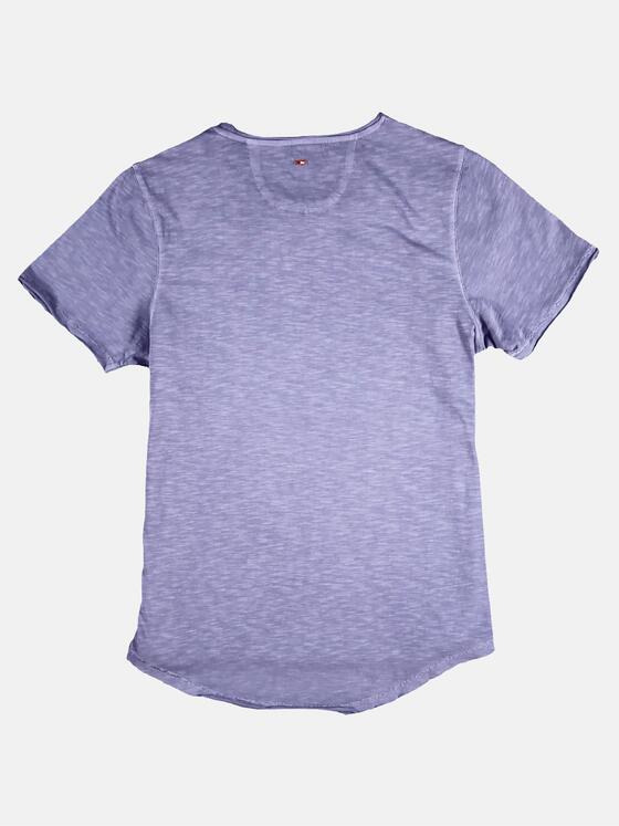 emilio adani Herren Rundhals T-Shirt Violett 28328