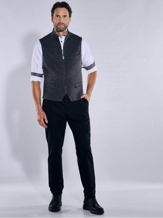 engbers Herren Sakko-Weste mit Zipper Saphirblau 38140