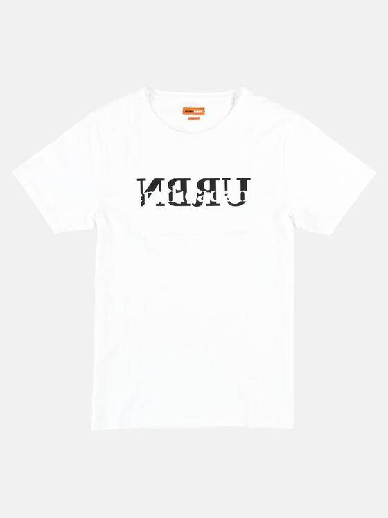 emilio adani Herren Rundhals T-Shirt Reinweiss 25658