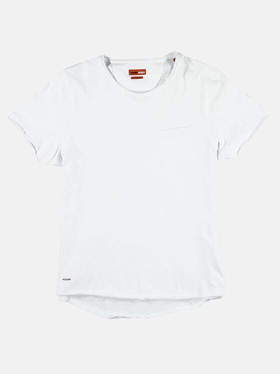 emilio adani Herren Basic-Shirt "My Favorite" Reinweiss 33484