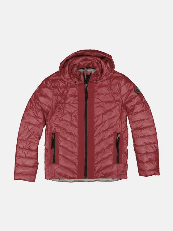 engbers Herren Steppjacke mit abnehmbarer Kapuze Rot 34505