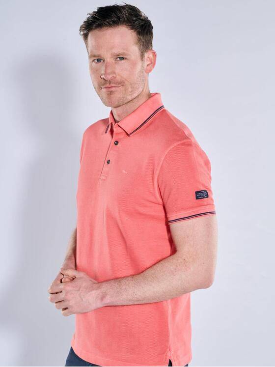 engbers Herren Polo-Shirt uni Hellrot 38962