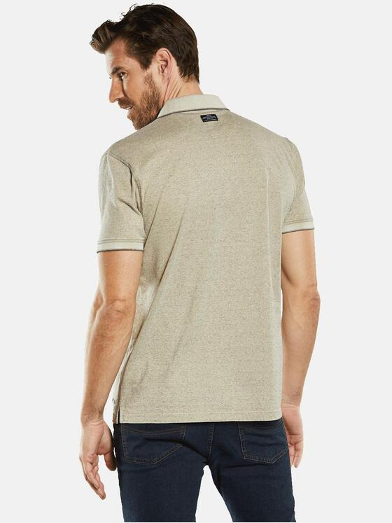 engbers Herren Polo-Shirt meliert Weiß 34534