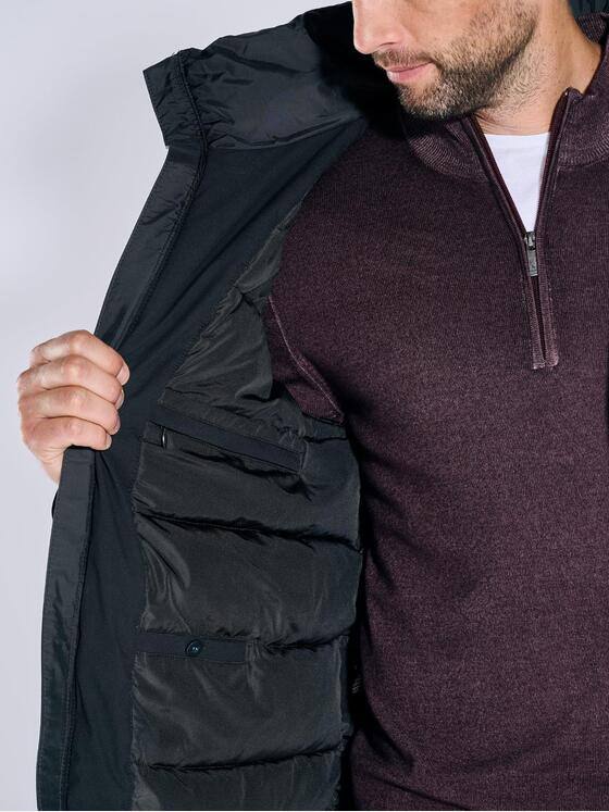 ENGBERS GERMANY Herren Wasserabweisende Jacke Schwarz 39317