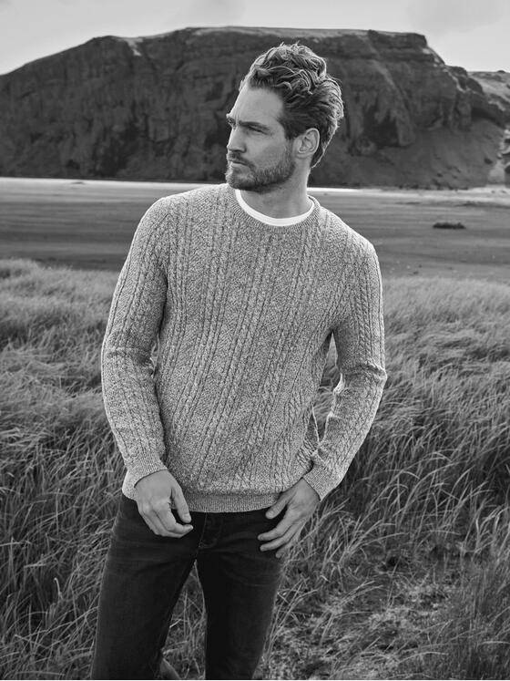 engbers Herren Pullover strukturiert Gelb 35559