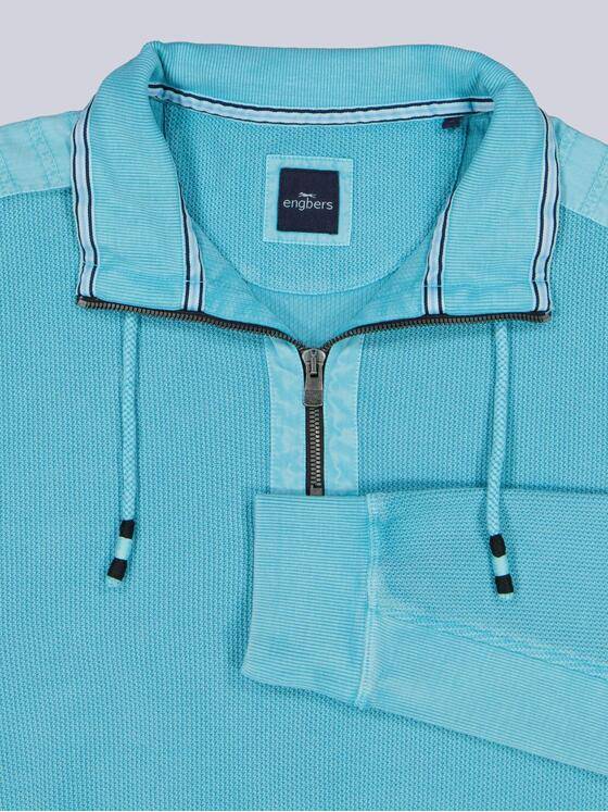 engbers Herren Sweatshirt regular Tuerkis 38308