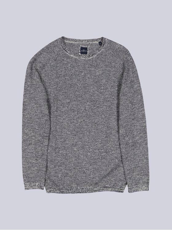 engbers Herren Pullover meliert Schwarz 39171