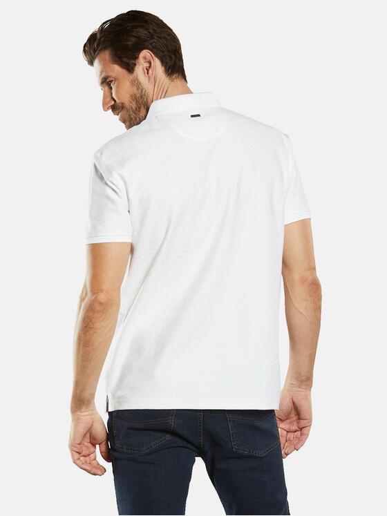 engbers Herren Polo-Shirt uni Reinweiss 34521