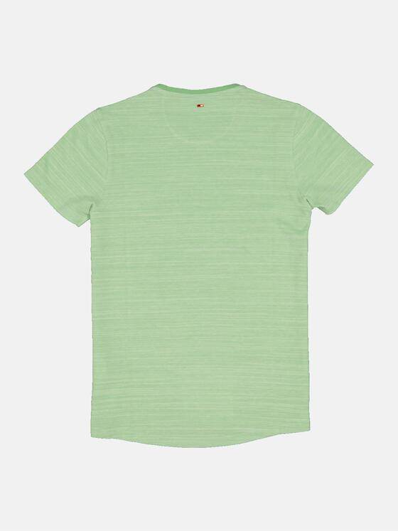 emilio adani Herren Rundhals T-Shirt Grün 31734